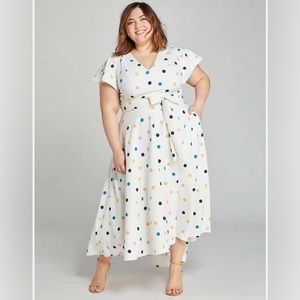 NEW Polka Dot Lena Midi Dress by Lane Bryant
